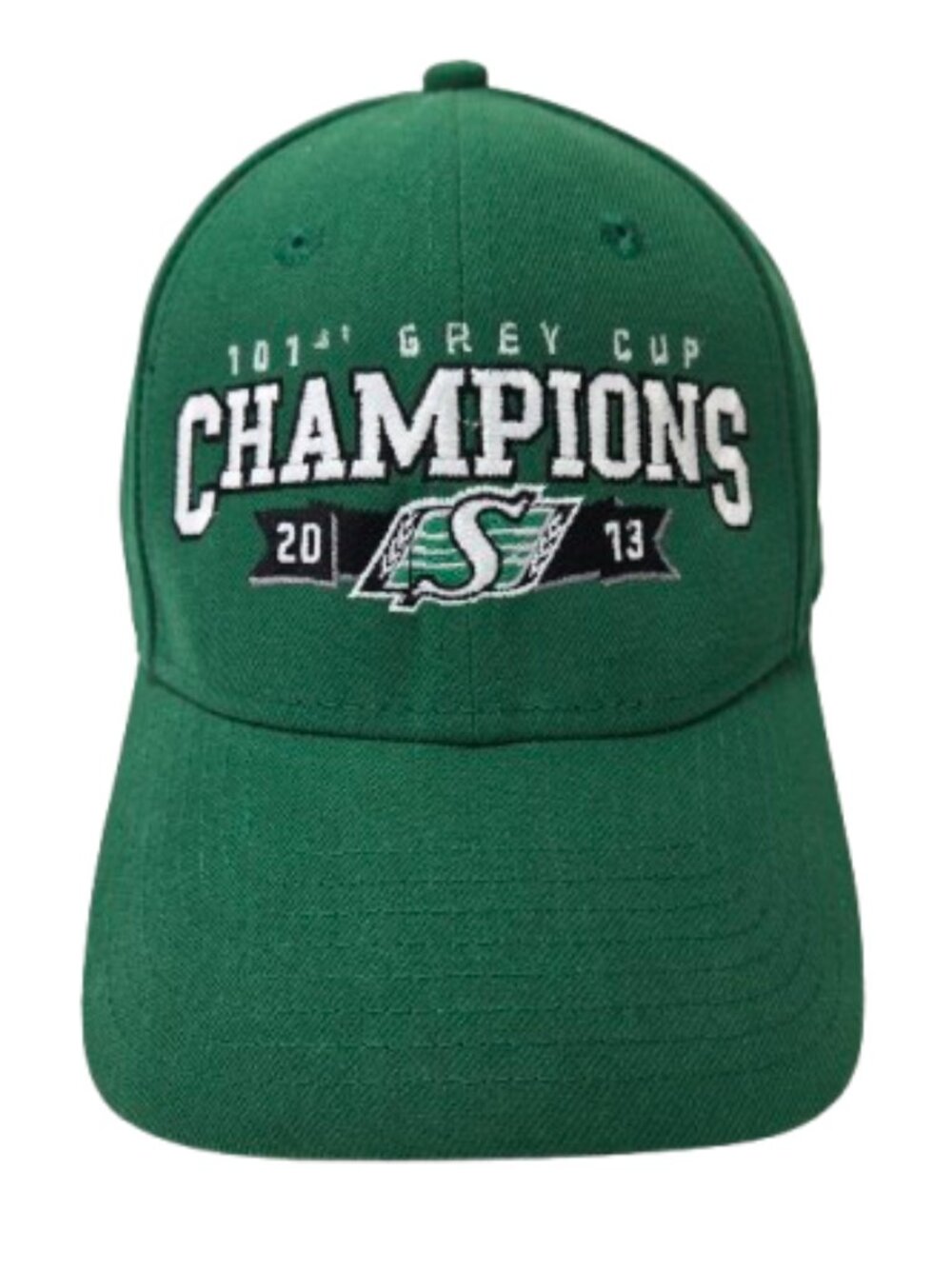 CFL Saskatchewan Roughriders New Era 2013 Grey Cup Champions Trucker Hat Cap